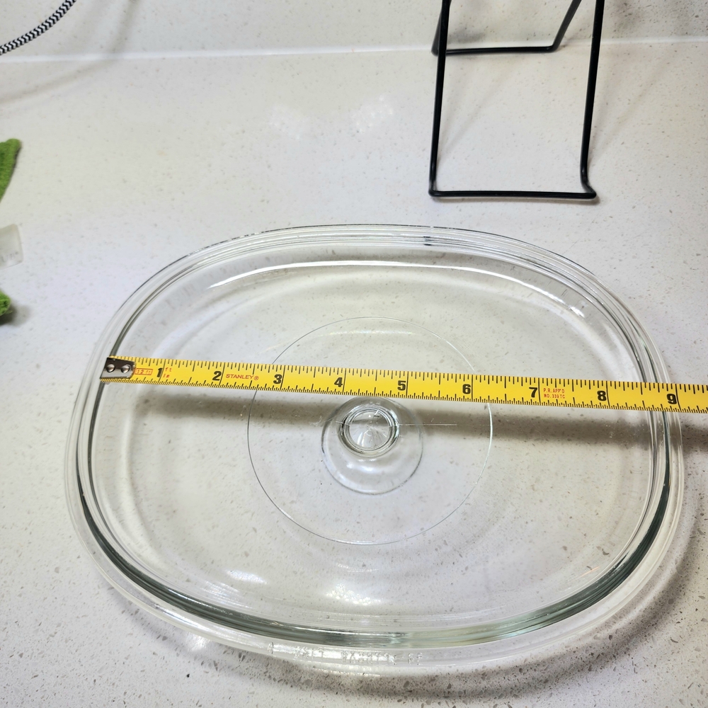Vintage Pyrex Oval Lid Replacement For 1.5 Qt Corning Ware Dish